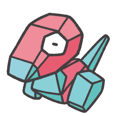 porygon smile artwork